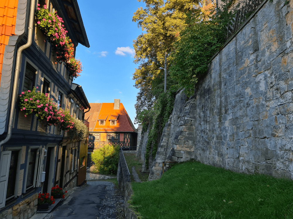 Stadtmauer in der Altstadt Blankenburg