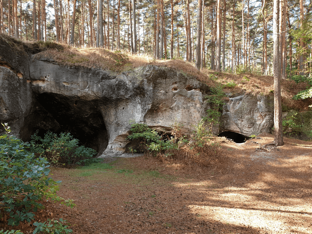 Sandsteinhöhlen bei Festung Regenstein im Harz