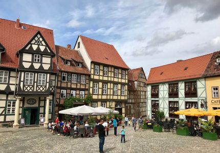 Quedlinburg Markt am Schlossberg
