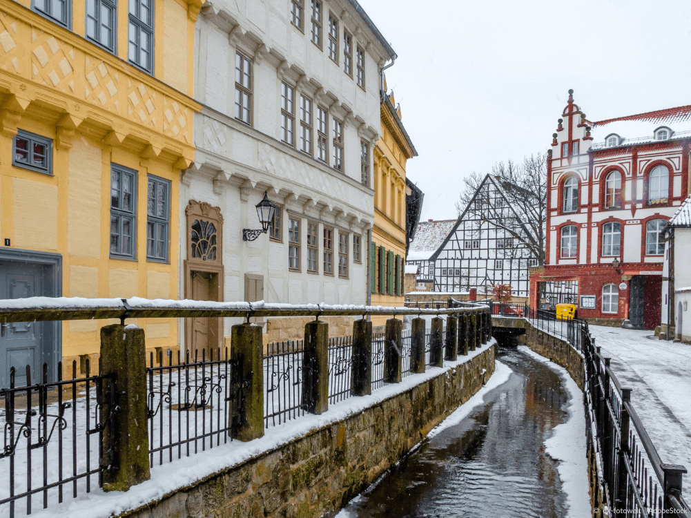 Quedlinburg mit Schnee