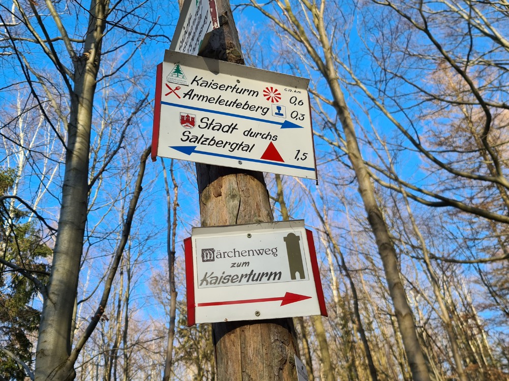 Wanderweg zum Kaiserturm