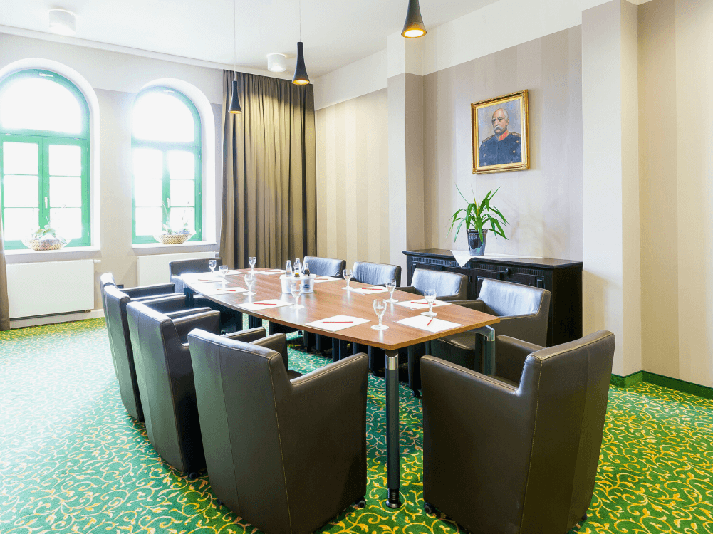 Herrenzimmer im Schlosshotel Blankenburg
