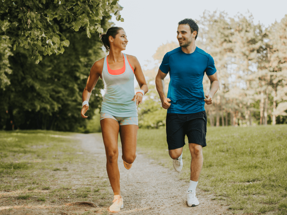 Paar Lauf Natur