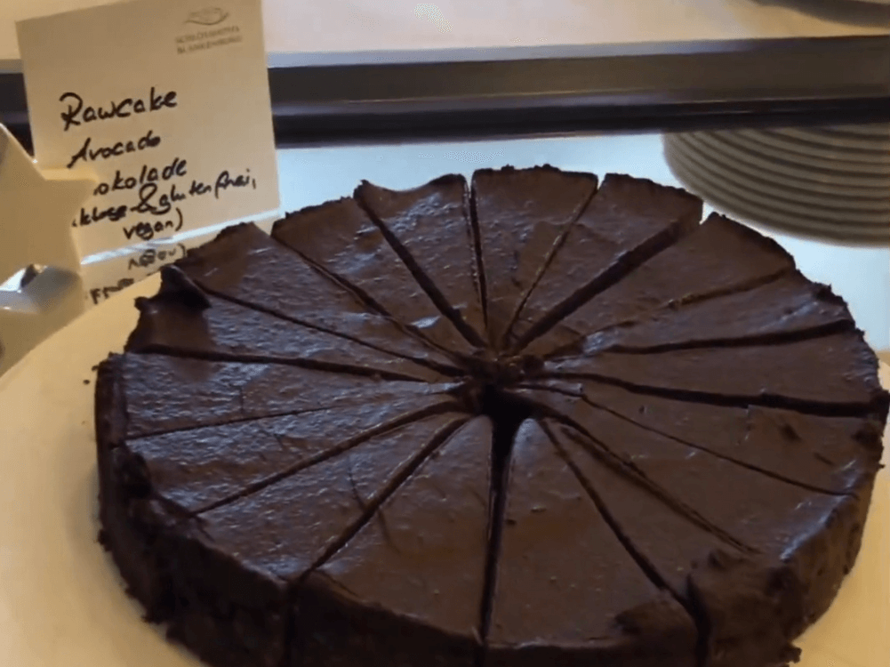 Rawcake aus Avodado und Schockolade
