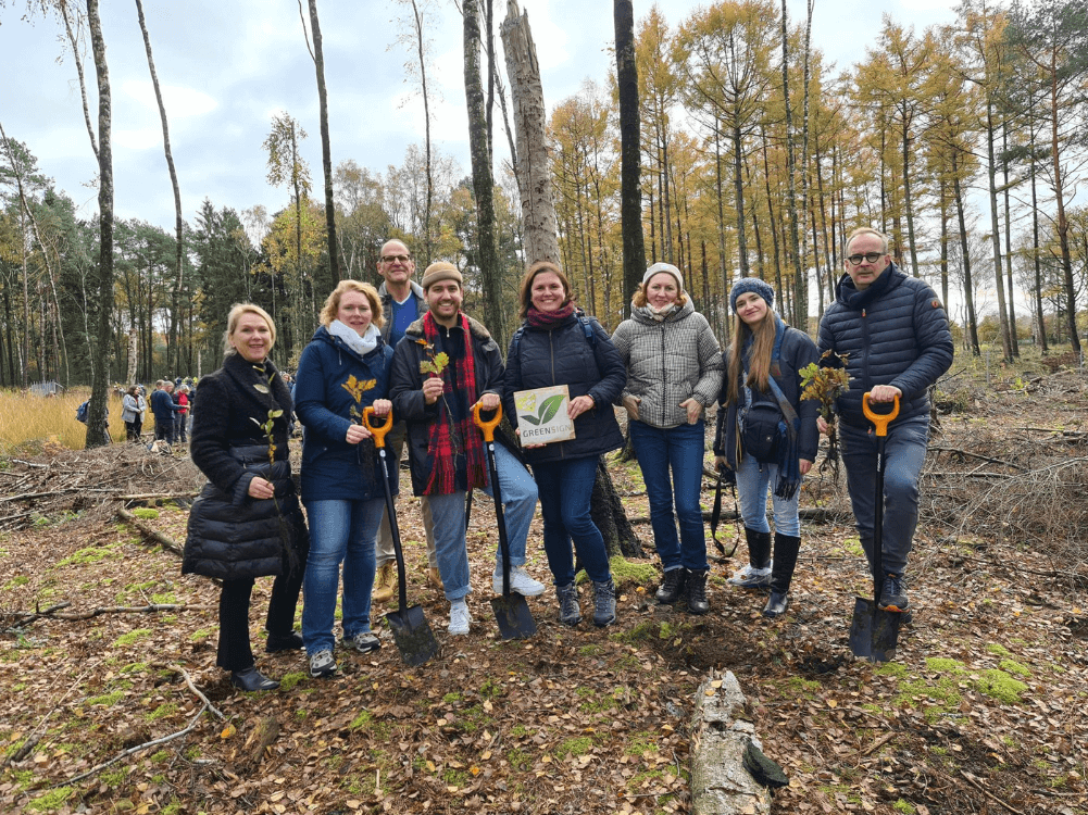 Baumpflanzen im Team