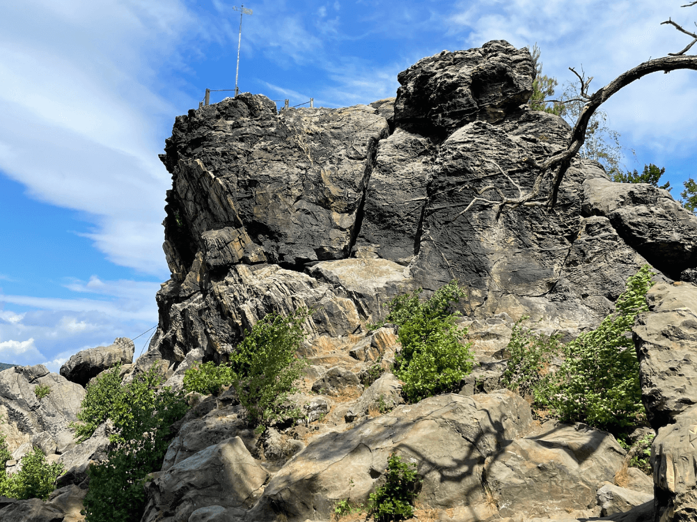 Großvaterfelsen an der Teufelsmauer in Blankenburg