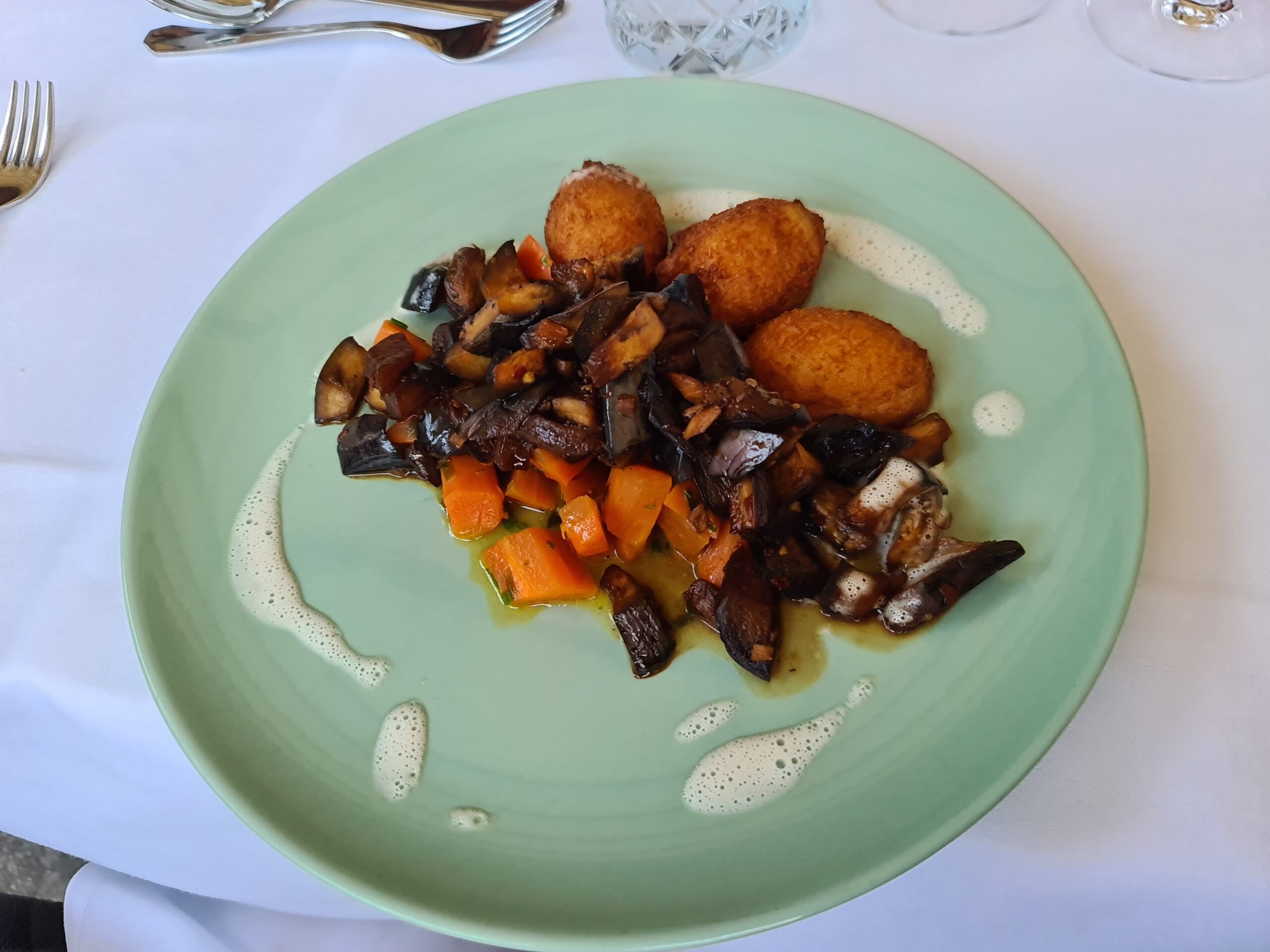Veganes Gericht im Schlosshotel Blankenburg