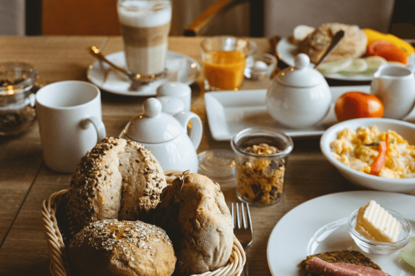 Fruehstueckstisch Schlossrestaurant