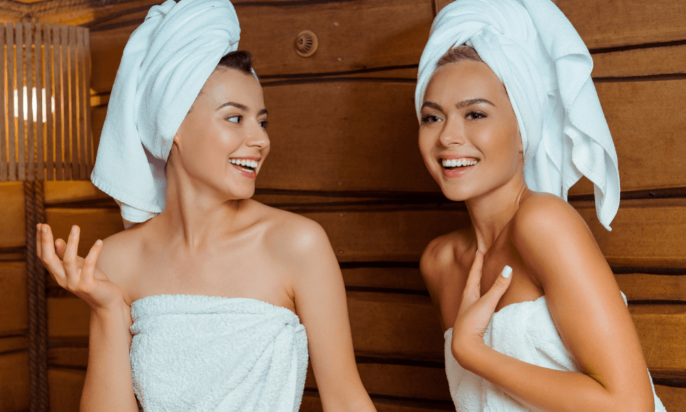 Sauna-Glück im Schlosshotel