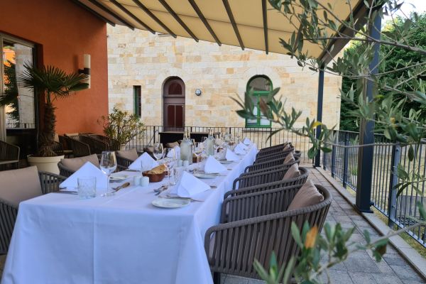 Terrasse im Schlosshotel