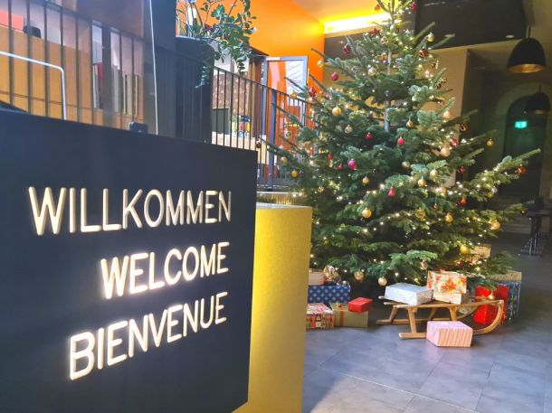 Willkommen im Schlosshotel an Weihnachten