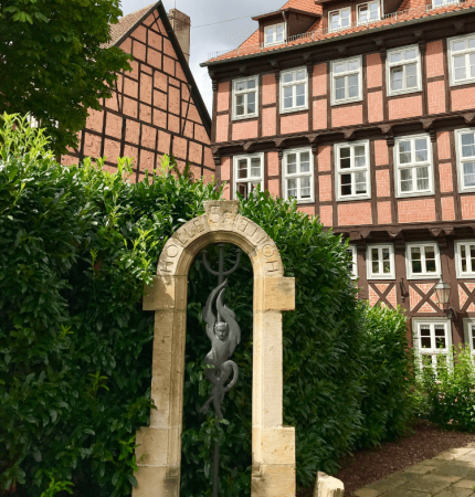 Teufelstatue in Quedlinburg im Harz