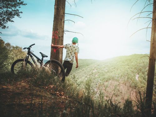 Biken in der Natur