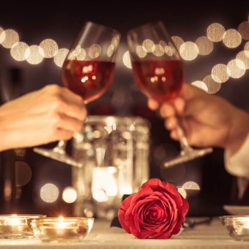 Candle Light Valentinstag