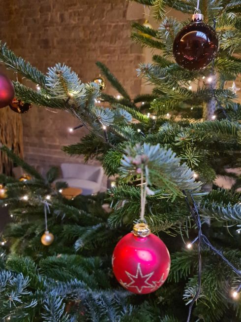 Weihnachtskugel im Schlosshotel Blankenburg