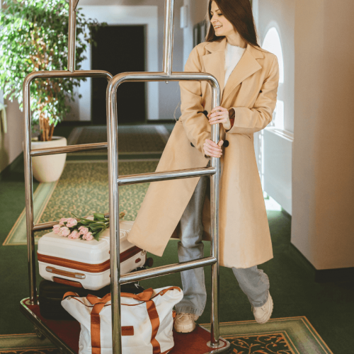 Gast rollt ein Schlosshotel Blankenburg